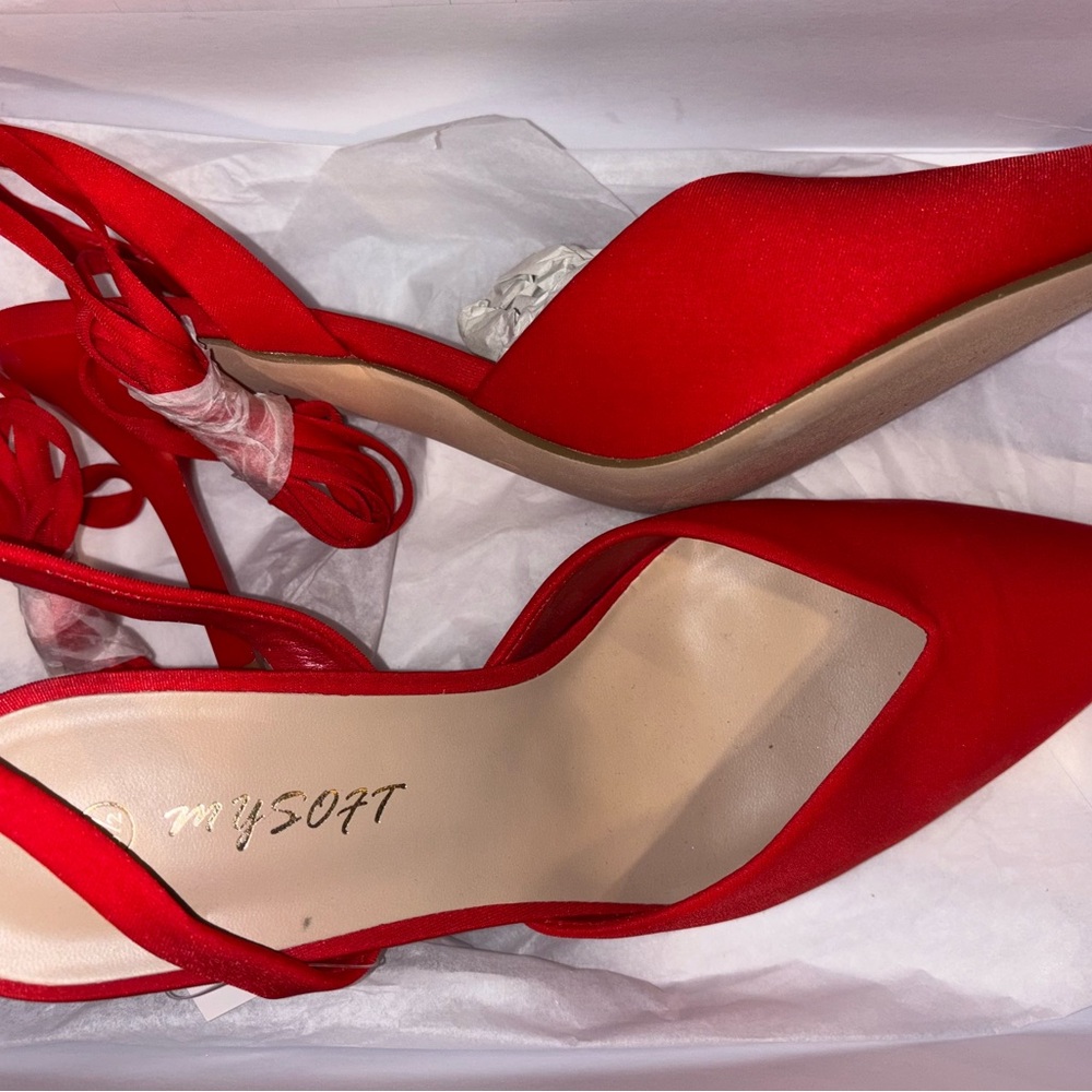 Red mysoft high heels